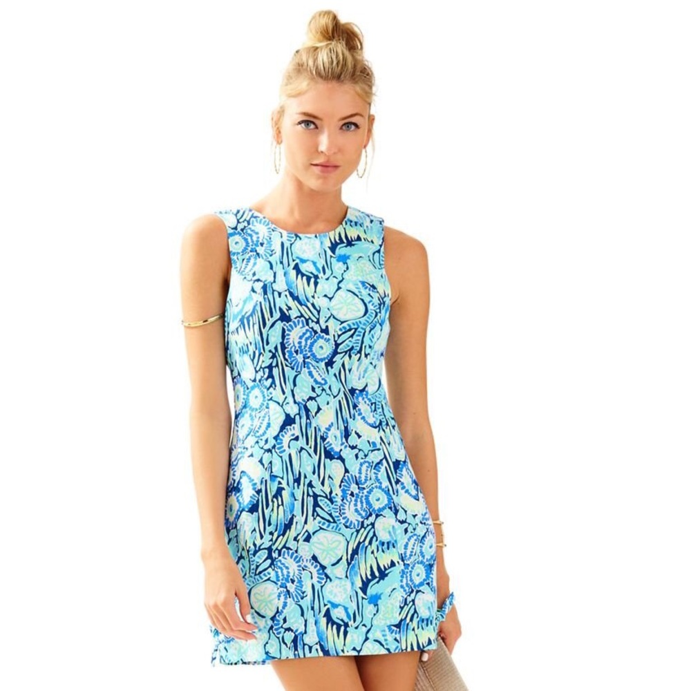 Lilly Pulitzer mila shift indigo blue sunset swim